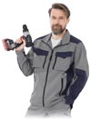LH-POND-J | grey-navy blue | Protective blouse