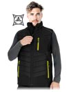 LH-GRANDE-V | black | Protective insulated bodywarmer