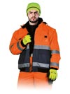LH-VIBER | orange-navy blue | Protective insulated jacket