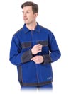 LH-SPECWELD-J | blue-navy blue-orange | Protective blouse for welders