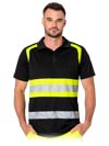 LH-RAUTEX-PS | czarny | Koszulka polo ochronna