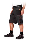 LH-FMN-TS | steel-black-orange | Protective short trousers