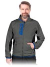 LH-FMN-P | dark grey-black-blue | Protective insulated fleece jacket