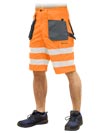LH-FMNX-TS | pomarańczowo-stalowo-czarny | Spodnie ochronne do pasa - krótkie