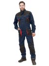 LH-FMN-O | navy-black-red | Protective overalls