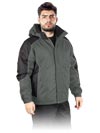 LH-BLIZZARD | grau-schwarz | Gefütterte schutzjacke