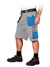 LH-FMN-TS | light gray-blue-black | Protective short trousers