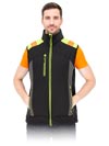 LH-SHERO-V | black-yellow | Protective bodywarmer