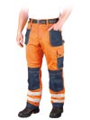 LH-FMNX-T | orange-navy blue-gray | Protective trousers