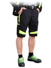 LH-TANZO-TS | black-yellow | Protective short trousers