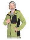 LH-NA-P | lime-black | Protective insulated fleece jacket