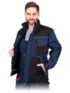 LH-FMNW-J | navy-black-red | Protective insulated jacket