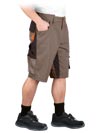 LH-NA-TS | beżowo-brązowo-pomarańczowy | Spodnie ochronne do pasa - krótkie