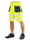 LH-FMNX-TS | żółto-granatowo-szary | Spodnie ochronne do pasa - krótkie