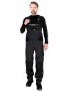 LH-TAURUS-B | black-grey | Protective bib-pants