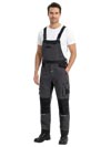 LH-FACTOR-B | gray/steel | Protective bib-pants