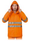 LH-FLUER-J | orange | Regenschutzjacke