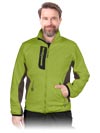 LH-FMN-P | lime-brown-black | Protective insulated fleece jacket