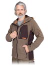 LH-NA-P | beige-brown-orange | Protective insulated fleece jacket