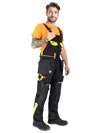 HARVERCOOL-B | black-yellow-orange | Protective bib-pants